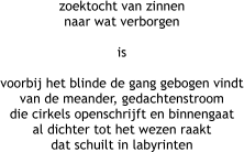 zoektocht van zinnen